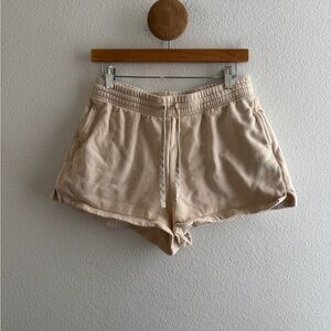 Girlfriend Collective Cream Sweat Shorts
